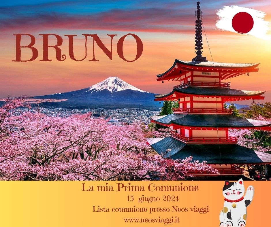 COMUNIONE<br>LA PRIMA COMUNIONE DI BRUNO 15 GIUGNO 2024