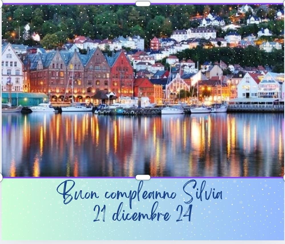 COMPLEANNO<br>LISTA COMPLEANNO SILVIA - 21 dicembre 2024