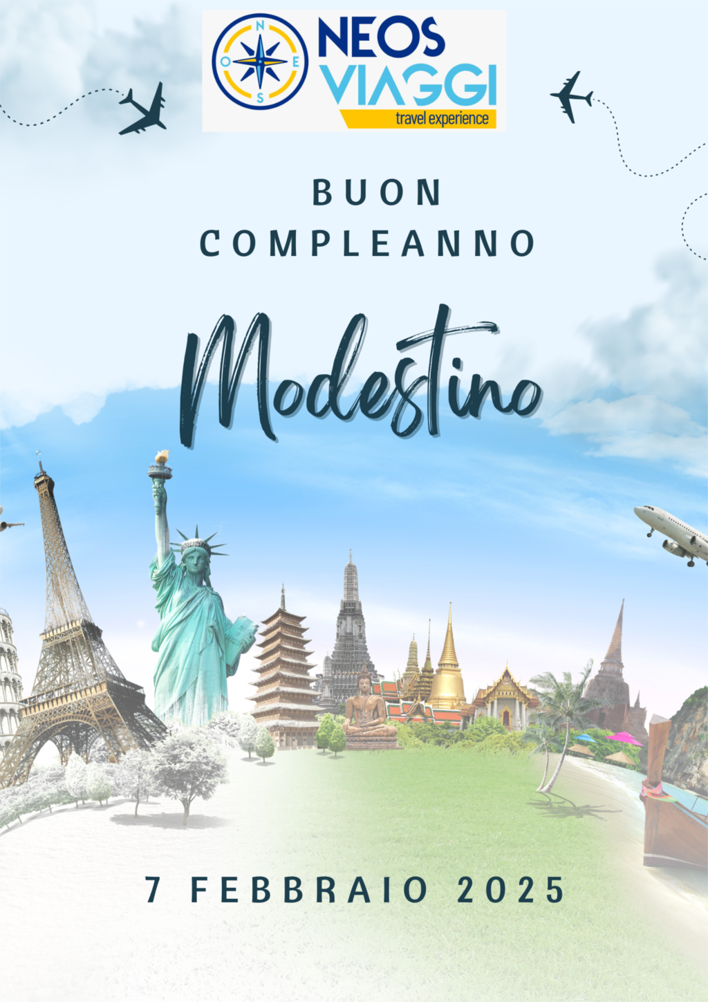 COMPLEANNO<br>Lista Compleanno Modestino