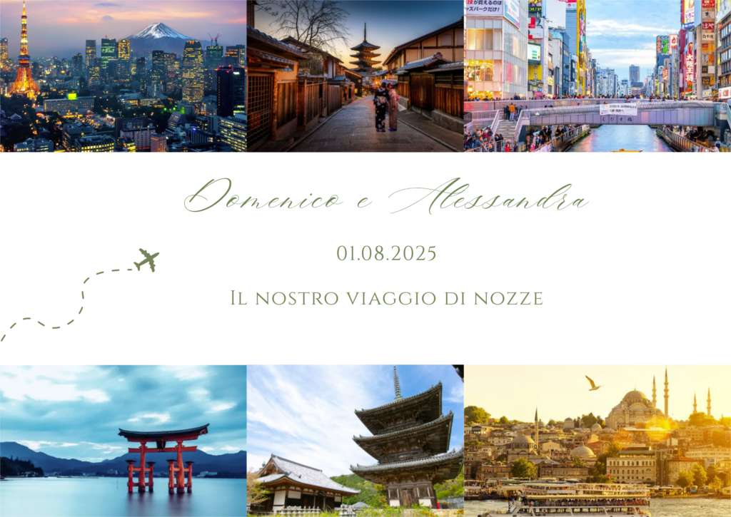 LISTA NOZZE<br>LISTA NOZZE DOMENICO & ALESSANDRA 1 AGOSTO 2025