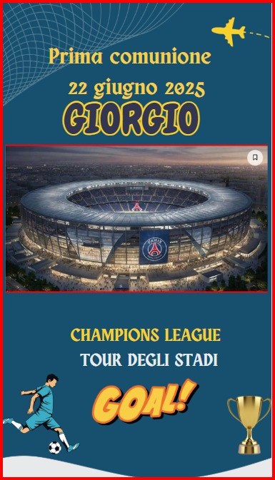 COMUNIONE<br>LA PRIMA COMUNIONE DI GIORGIO 22 GIUGNO 25