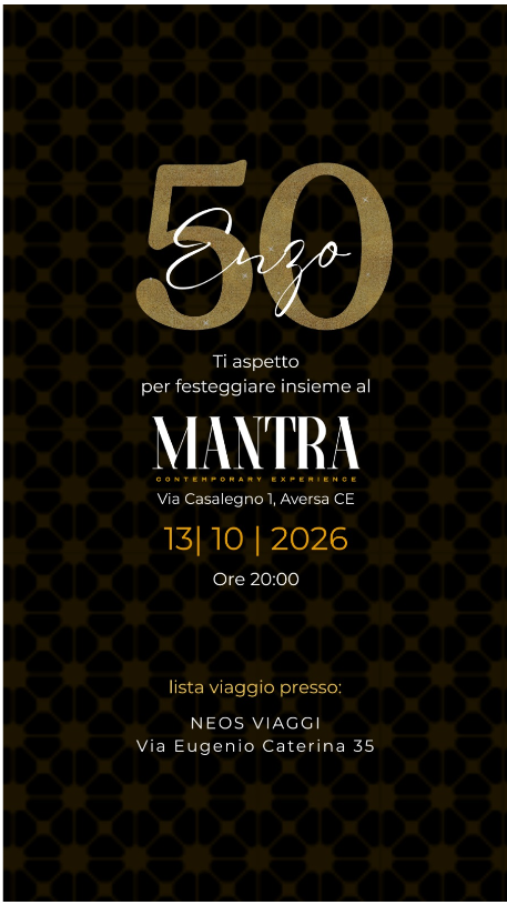 COMPLEANNO<br>LISTA COMPLEANNO ENZO 13 OTTOBRE 2026